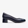Womens Iridessa May Navy Leather Pumps Womens Iridessa May Navy Leather Pumps