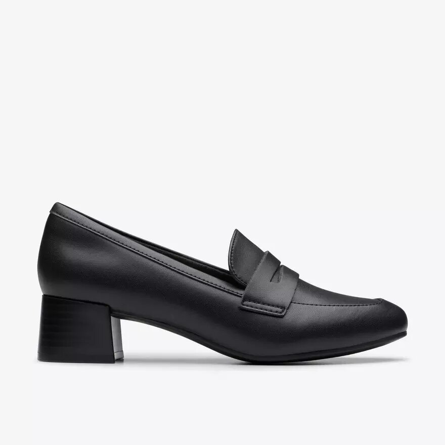 Womens Iridessa Sky Black Leather Loafers Womens Iridessa Sky Black Leather Loafers
