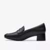 Womens Iridessa Sky Black Leather Loafers Womens Iridessa Sky Black Leather Loafers