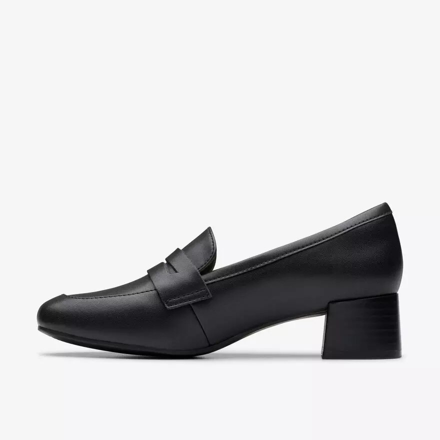 Womens Iridessa Sky Black Leather Loafers Womens Iridessa Sky Black Leather Loafers