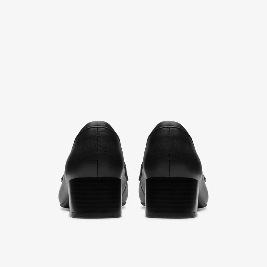 Womens Iridessa Sky Black Leather Loafers Womens Iridessa Sky Black Leather Loafers