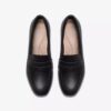 Womens Iridessa Sky Black Leather Loafers Womens Iridessa Sky Black Leather Loafers