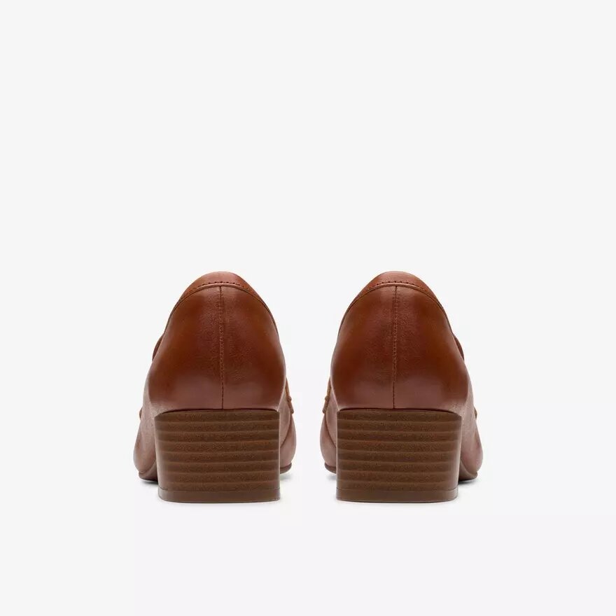 Womens Iridessa Sky Dark Tan Leather Loafers Womens Iridessa Sky Dark Tan Leather Loafers