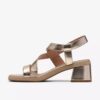 Womens Jaylan Sol Champagne Heeled Sandals Womens Jaylan Sol Champagne Heeled Sandals