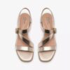 Womens Jaylan Sol Champagne Heeled Sandals Womens Jaylan Sol Champagne Heeled Sandals
