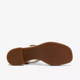 Womens Jaylan Sol off White Leather Heeled Sandals