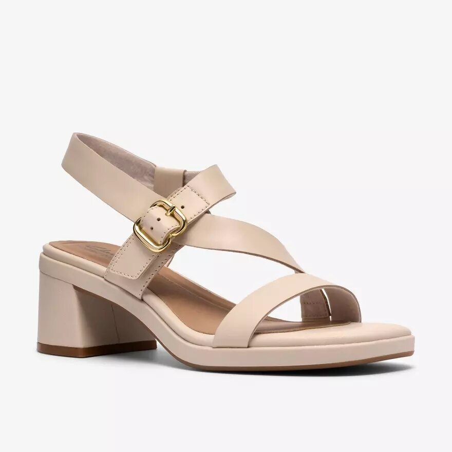 Womens Jaylan Sol off White Leather Heeled Sandals Womens Jaylan Sol off White Leather Heeled Sandals