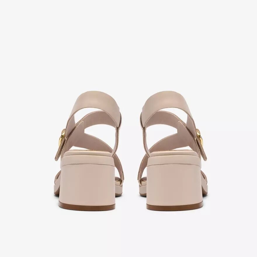 Womens Jaylan Sol off White Leather Heeled Sandals Womens Jaylan Sol off White Leather Heeled Sandals