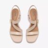 Womens Jaylan Sol off White Leather Heeled Sandals Womens Jaylan Sol off White Leather Heeled Sandals
