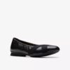 Womens Jazmynn Gem Black Leather Flats Womens Jazmynn Gem Black Leather Flats