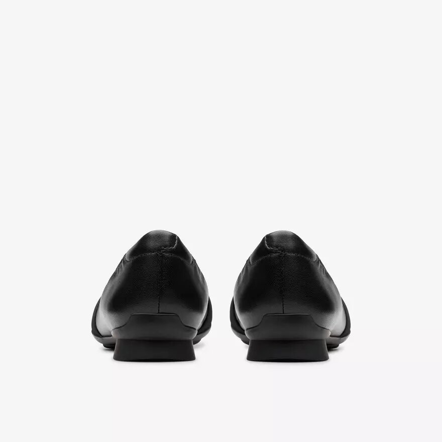 Womens Jazmynn Gem Black Leather Flats Womens Jazmynn Gem Black Leather Flats