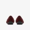 Womens Jazmynn Gem Merlot Suede Ballet Flats