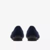 Womens Jazmynn Gem Navy Suede Ballet Flats