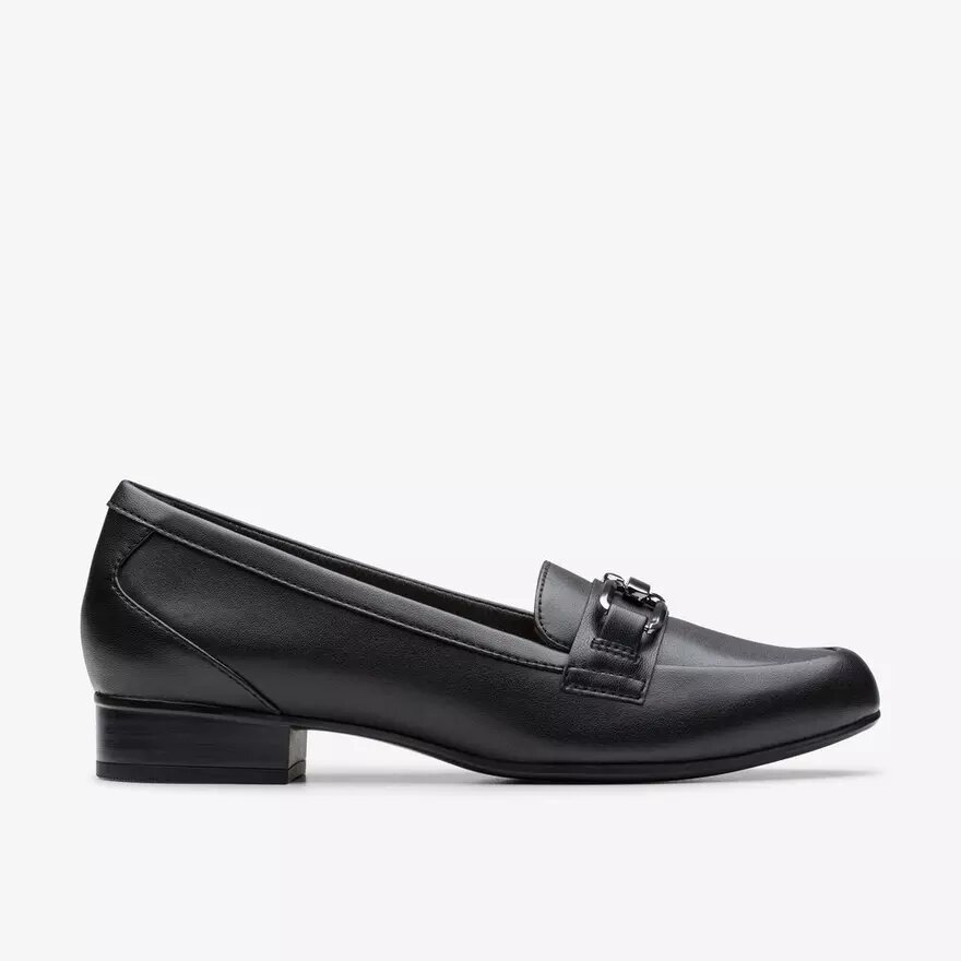 Womens Juliet Echo Black Leather Loafers Womens Juliet Echo Black Leather Loafers