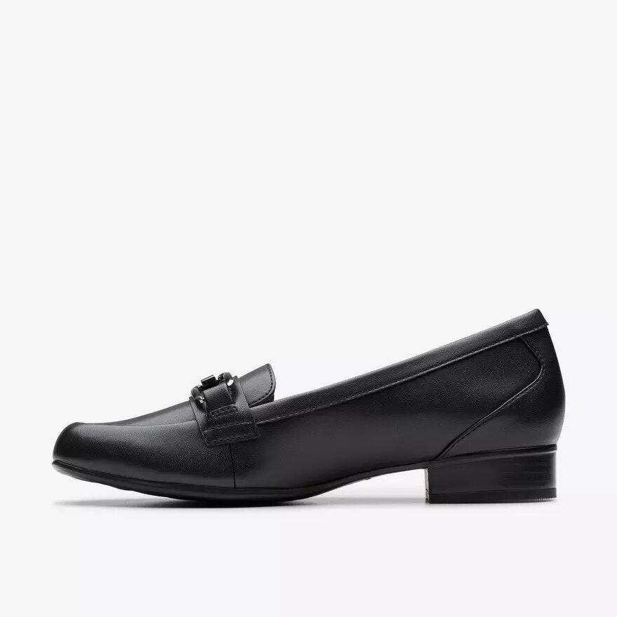 Womens Juliet Echo Black Leather Loafers Womens Juliet Echo Black Leather Loafers