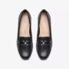 Womens Juliet Echo Black Leather Loafers Womens Juliet Echo Black Leather Loafers