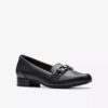 Womens Juliet Echo Black Leather Loafers Womens Juliet Echo Black Leather Loafers