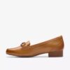 Womens Juliet Echo Tan Leather Loafers Womens Juliet Echo Tan Leather Loafers