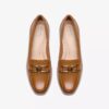Womens Juliet Echo Tan Leather Loafers Womens Juliet Echo Tan Leather Loafers