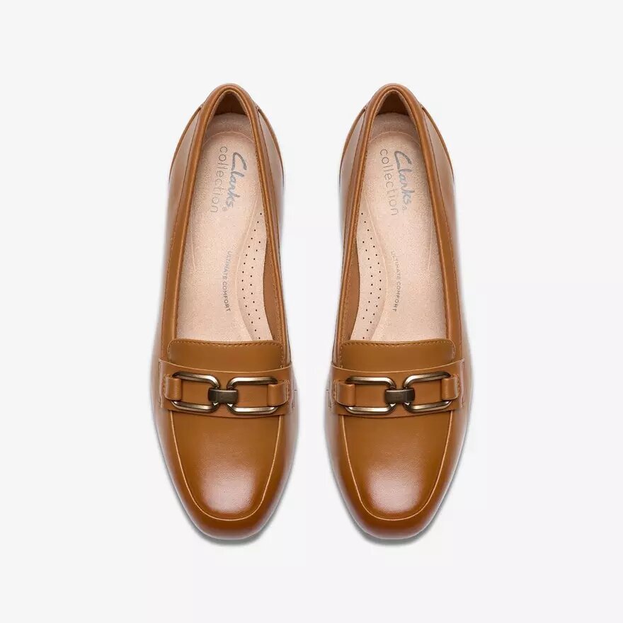 Womens Juliet Echo Tan Leather Loafers Womens Juliet Echo Tan Leather Loafers