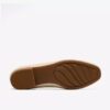 Womens Juliet Mia Cream Leather Slip-Ons