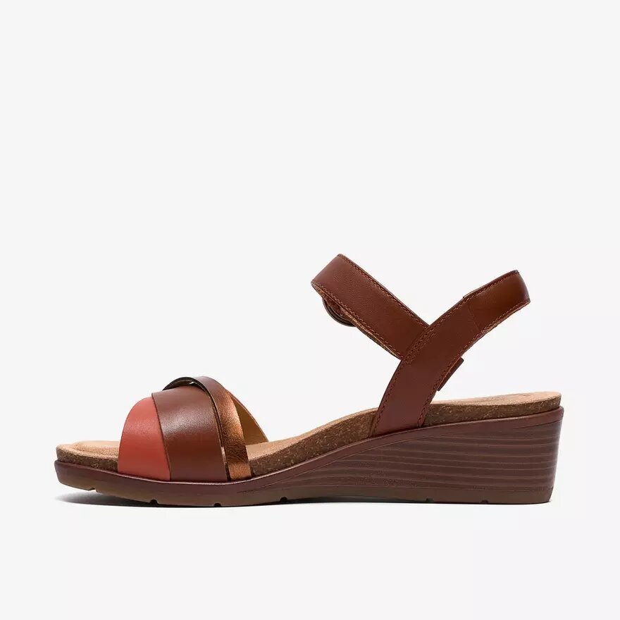 Womens Kacha Twist Rust Wedges Womens Kacha Twist Rust Wedges