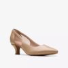 Womens Kepley Cora Warm Beige Leather Pumps