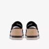 Womens Kidiki Cove Black Leather Wedges