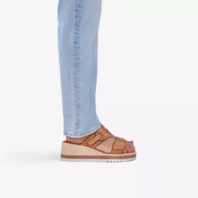 Womens Kidiki Cove Tan Nubuck Wedges