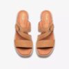 Womens Kidiki Cove Tan Nubuck Wedges