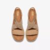 Womens Kidiki Sun Beige Combination Wedges
