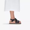 Womens Kidiki Sun Black Combination Wedges Womens Kidiki Sun Black Combination Wedges