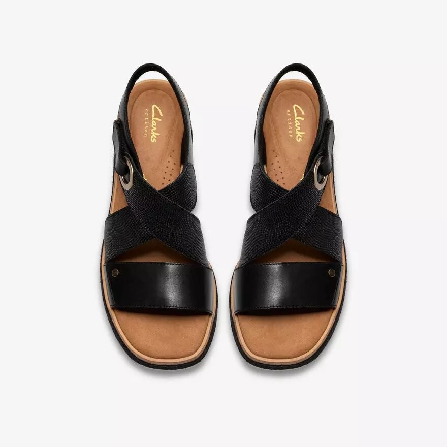 Womens Kidiki Sun Black Combination Wedges Womens Kidiki Sun Black Combination Wedges