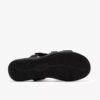 Womens Kitly Pearl Black Patent Flat Sandals Womens Kitly Pearl Black Patent Flat Sandals