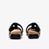 Womens Kitly Pearl Black Patent Flat Sandals Womens Kitly Pearl Black Patent Flat Sandals