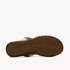 Womens Kitly Pearl Champagne Leather Flat Sandals Womens Kitly Pearl Champagne Leather Flat Sandals