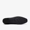 Womens Krystine Lily Black Leather Slip-Ons