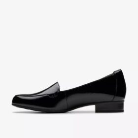 Womens Krystine Lily Black Patent Slip-Ons