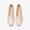 Womens Krystine Lily Cream Leather Loafer