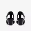 Womens Kymber Glow Black Leather Heeled Sandals Womens Kymber Glow Black Leather Heeled Sandals
