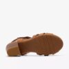 Womens Kymber Glow Tan Leather Heeled Sandals Womens Kymber Glow Tan Leather Heeled Sandals