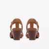 Womens Kymber Glow Tan Leather Heeled Sandals Womens Kymber Glow Tan Leather Heeled Sandals