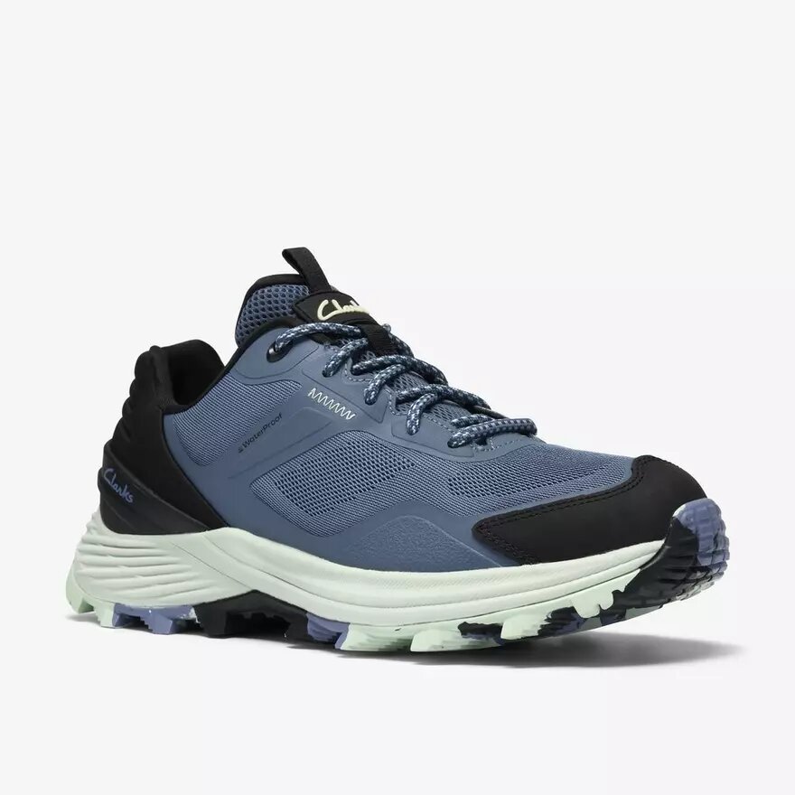 Womens Laila Trail2 Waterproof Blue Combination Sneakers Womens Laila Trail2 Waterproof Blue Combination Sneakers