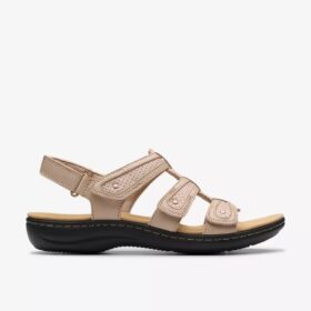 Womens Laurieann Ivy Sand Leather Flat Sandals Womens Laurieann Ivy Sand Leather Flat Sandals