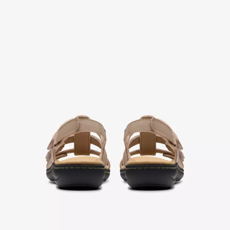 Womens Laurieann Ivy Sand Leather Flat Sandals Womens Laurieann Ivy Sand Leather Flat Sandals