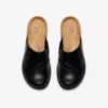 Womens Laurieann Lux Black Leather Clogs & Mules Womens Laurieann Lux Black Leather Clogs & Mules