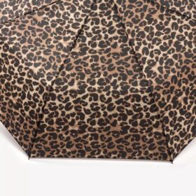 Womens Leopard Print Umbrella