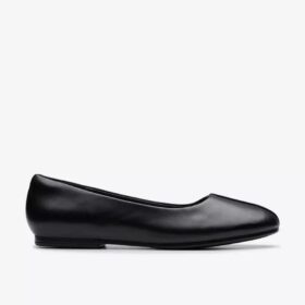Womens Livia Lily Black Leather Pumps Us
