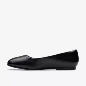 Womens Livia Lily Black Leather Pumps Us