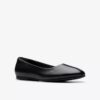 Womens Livia Lily Black Leather Pumps Us